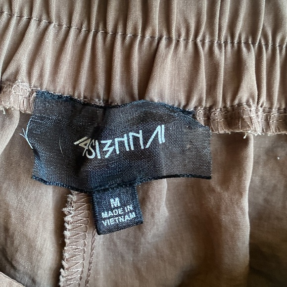 4SI3NNA Tie Waist Pants size medium brown color - Picture 2 of 3